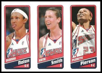 2009-10 Rittenhouse WNBA 7 Deanna Nolan-Katie Smith-Plenette Pierson